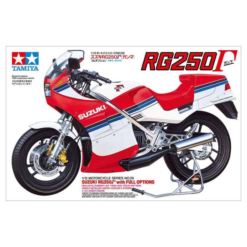 SUZUKI RG250 T 1/12 - Tamiya 14029 SUZUKI RG250 T 1/12 - Tamiya 14029
