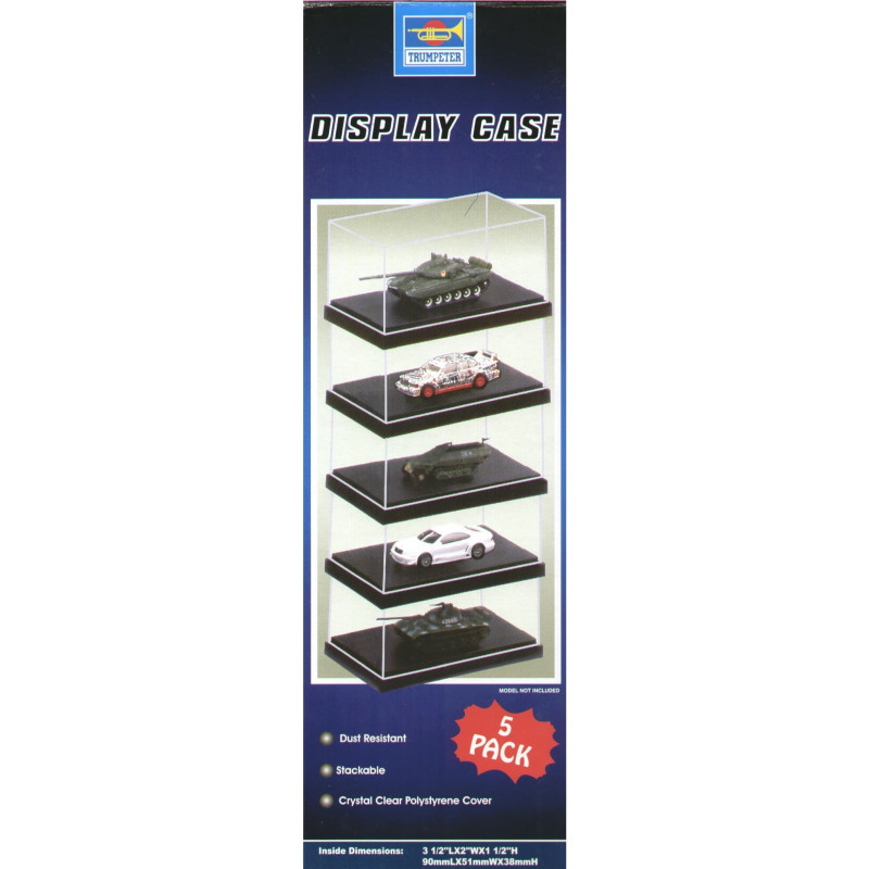 VITRINA PLASTICO (90 x 51 x 38 mm) 5 unidades - Trumpeter Master Tools 09811 VITRINA PLASTICO (90 x 51 x 38 mm) 5 unidades - Trumpeter Master Tools 09811