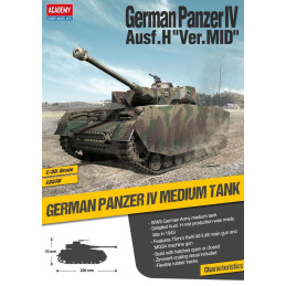 PANZER IV AUSF H MID - ESCALA 1/35 - ACADEMY 13516 PANZER IV AUSF H MID - ESCALA 1/35 - ACADEMY 13516