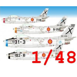 CALCAS F-86 F SABRE -Ejercito del AirE- 1/48 - Series Españolas SE648