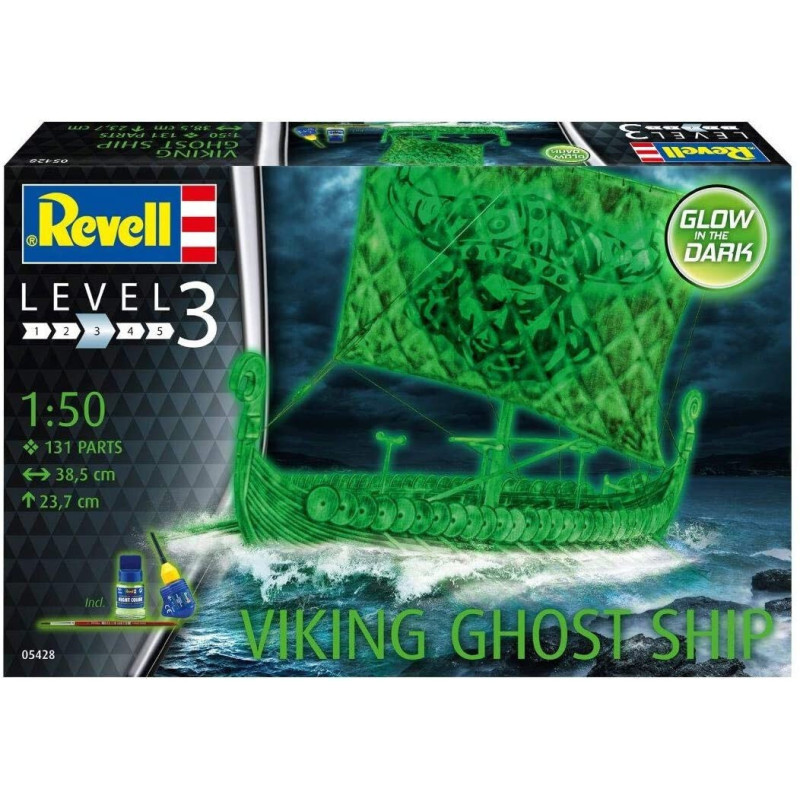 BARCO VIKINGO FANTASMA (Pegamento & pinturas) -Escala 1/50- Revell 05428 BARCO VIKINGO FANTASMA (Pegamento & pinturas) -Escala 1/50- Revell 05428
