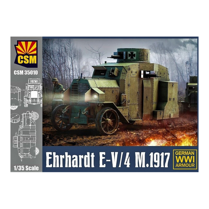 CAMION BLINDADO EHRHARDT Mod. 1917 -Escala 1/35- Copper State Model 35010 CAMION BLINDADO EHRHARDT Mod. 1917 -Escala 1/35- Copper State Model 35010