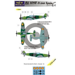 SET CALCAS MESSERSCHMITT Bf-109 F-4 (España) -1/144- LF Model C4441