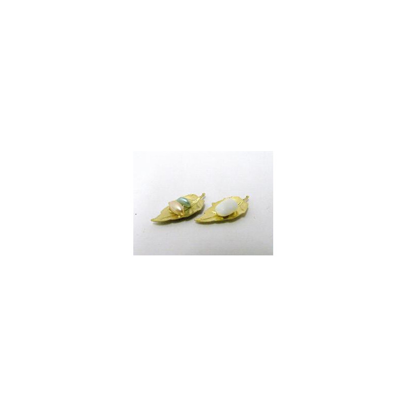 JABONERAS DORADAS FORMA DE HOJA (2 UNIDS) JABONERAS DORADAS FORMA DE HOJA (2 UNIDS)