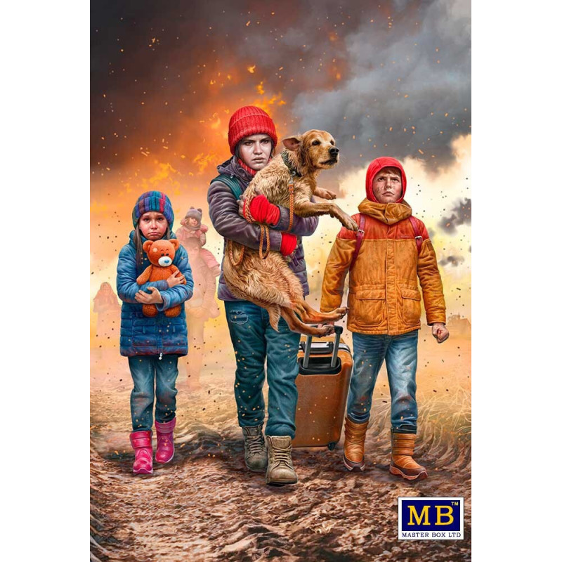 Russian - Ukrainian War Series: SET Nº5, REFUJIADOS 2022 Russian - Ukrainian War Series: SET Nº5, REFUJIADOS 2022