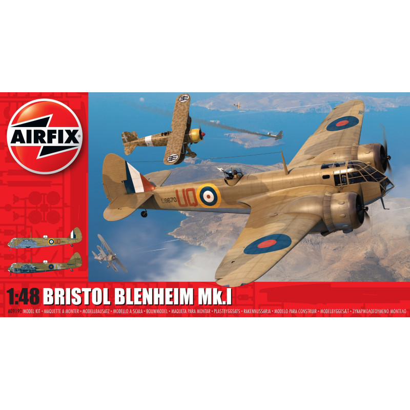 BRISTOL BLENHEIM Mk-I -1/48- Airfix A09190 BRISTOL BLENHEIM Mk-I -1/48- Airfix A09190