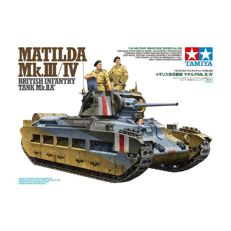 CARRO DE COMBATE MATILDA MK. III/IV -Escala 1/35- Tamiya 35300