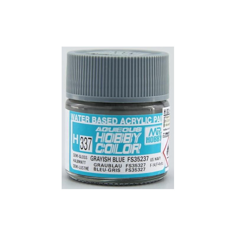PINTURA AQUEOUS AZUL VERDOSO SATINADO (10 ml) - Mr Color / Gunze Sangyo H-337 PINTURA AQUEOUS AZUL VERDOSO SATINADO (10 ml) - Mr Color / Gunze Sangyo H-337
