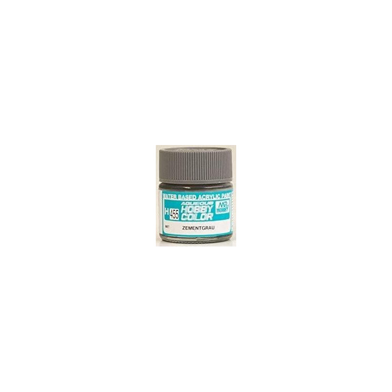 PINTURA AQUEOUS GRIS CEMENTO MATE (10 ml) - Mr Color / Gunze Sangyo H-455 PINTURA AQUEOUS GRIS CEMENTO MATE (10 ml) - Mr Color / Gunze Sangyo H-455