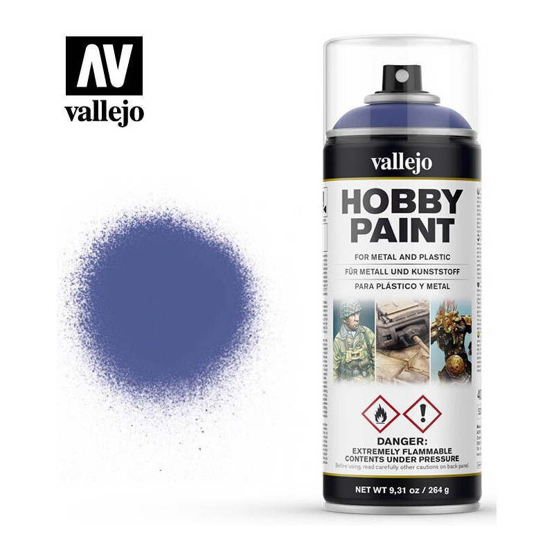 SPRAY HOBBY PAINT AZUL ULTRAMAR 400ml ACRILICOS VALLEJO 28017 SPRAY HOBBY PAINT AZUL ULTRAMAR 400ml ACRILICOS VALLEJO 28017