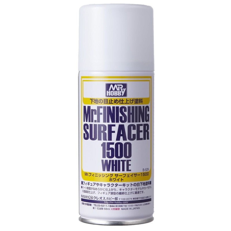 SPRAY IMPRIMACION BLANCO MR.FINISHING SURFACER 1500 SPRAY IMPRIMACION BLANCO MR.FINISHING SURFACER 1500