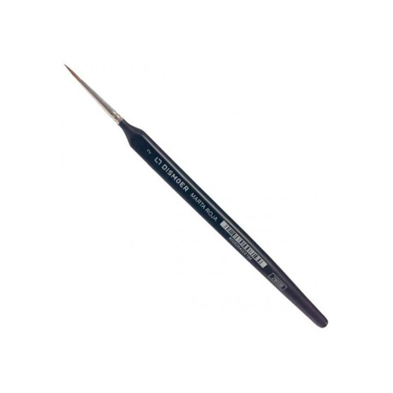 PINCEL MARTA ROJA Nº 1 MANGO TRIANGULAR DISMOER 29007