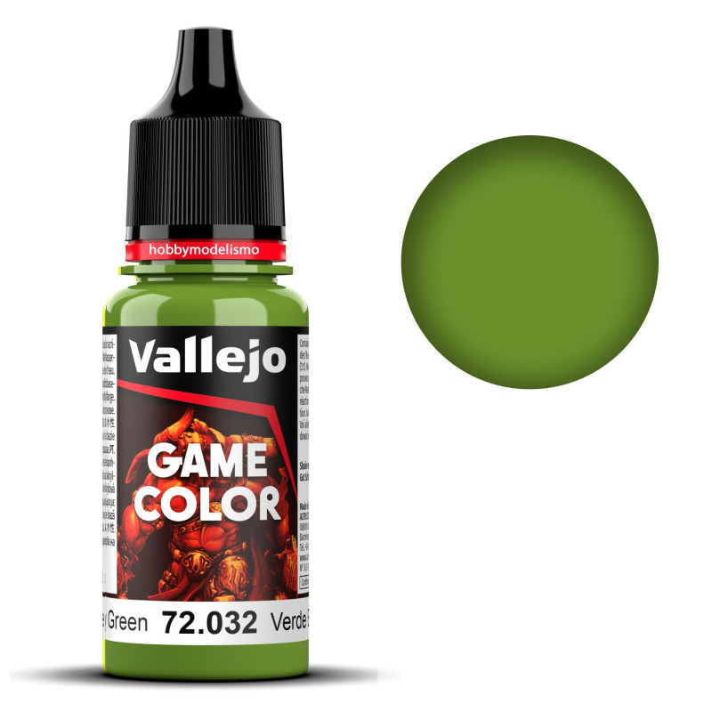 PINTURA ACRILICA VERDE ESCORPENA (18 ml) - Acrilicos Vallejo 72032 PINTURA ACRILICA VERDE ESCORPENA (18 ml) - Acrilicos Vallejo 72032