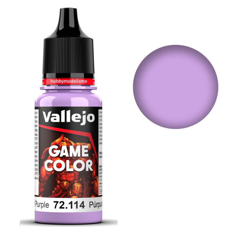 PINTURA ACRILICA PURPURA LUJURIOSO (18 ml) - Acrilicos Vallejo 72114 PINTURA ACRILICA PURPURA LUJURIOSO (18 ml) - Acrilicos Vallejo 72114