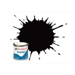 PINTURA ESMALTE Nº33 NEGRO MATE (14 ml) - Humbrol 33
