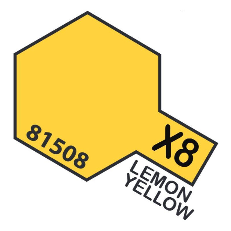 PINTURA ACRILICA AMARILLO LIMON BRILLANTE X-8 (10 ml) PINTURA ACRILICA AMARILLO LIMON BRILLANTE X-8 (10 ml)