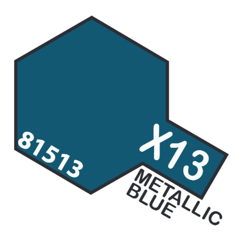 PINTURA ACRILICA AZUL METALIZADO BRILLANTE X-13 (10 ml) PINTURA ACRILICA AZUL METALIZADO BRILLANTE X-13 (10 ml)