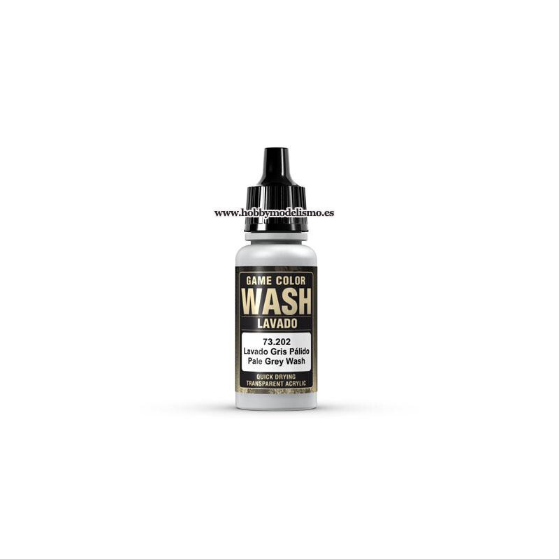 PINTURA ACRILICA LAVADO GRIS PALIDO (17 ml) vallejo-game-color PINTURA ACRILICA LAVADO GRIS PALIDO (17 ml) vallejo-game-color