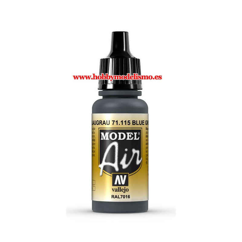 PINTURA ACRILICA AZUL GRIS (17 ml) RAL7016 acrilicos vallejo modelair PINTURA ACRILICA AZUL GRIS (17 ml) RAL7016 acrilicos vallejo modelair