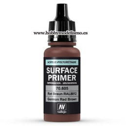 SURFACE PRIMER: ROT BRAUN RAL 8012 (17 ml)