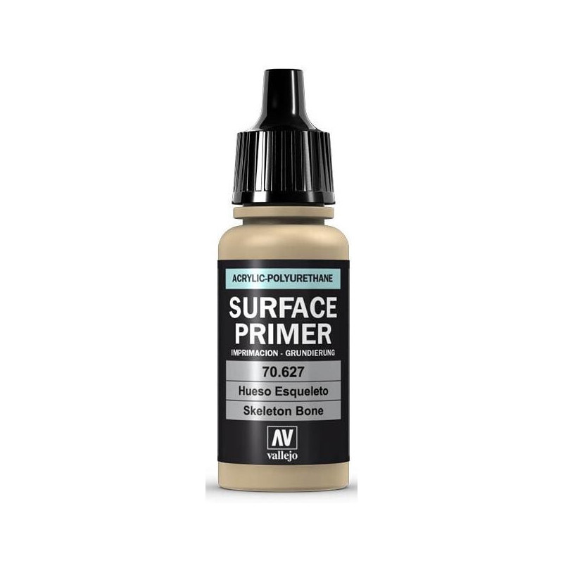 SURFACE PRIMER: HUESO ESQUELETO (17 ml) - Acrylicos Vallejo 70627 SURFACE PRIMER: HUESO ESQUELETO (17 ml) - Acrylicos Vallejo 70627