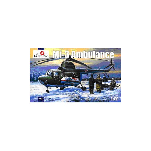 MIL Mi-3 (Sanitario) -Escala 1/72- Amodel 7297