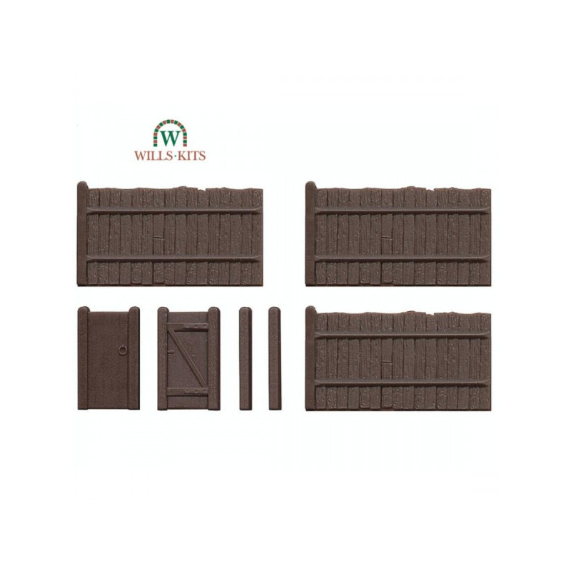 KIT DE VALLADO MARRON OSCURO -Escala HO/OO- WILLS Kits SS41L KIT DE VALLADO MARRON OSCURO -Escala HO/OO- WILLS Kits SS41L