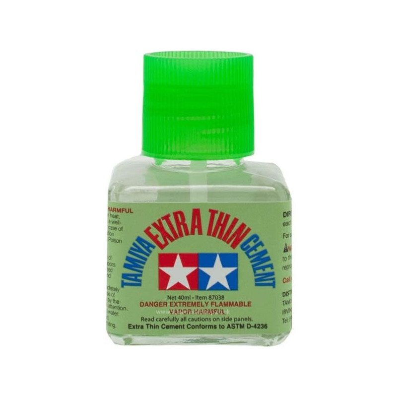 PEGAMENTO LIQUIDO PARA MAQUETAS EXTRA FINO (40 ml) - Tamiya 87038