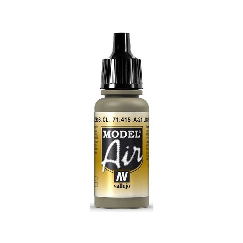 PINTURA ACRILICA MARRO GRISACEO CLARO A-21 17 ml - VALLEJO MODEL AIR 71415