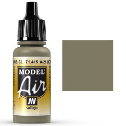 PINTURA ACRILICA MARRO GRISACEO CLARO A-21 17 ml - VALLEJO MODEL AIR 71415