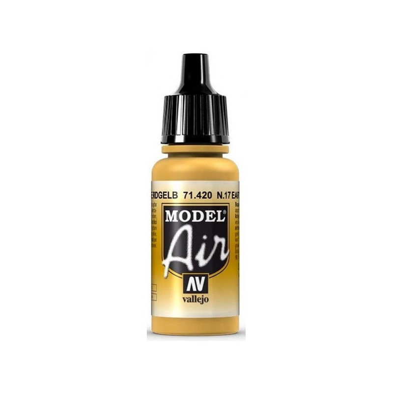 PINTURA ACRILICA TIERRA AMARILLA N17 Erdgelb 17 ml - Acrylicos Vallejo 71420 PINTURA ACRILICA TIERRA AMARILLA N17 Erdgelb 17 ml - Acrylicos Vallejo 71420