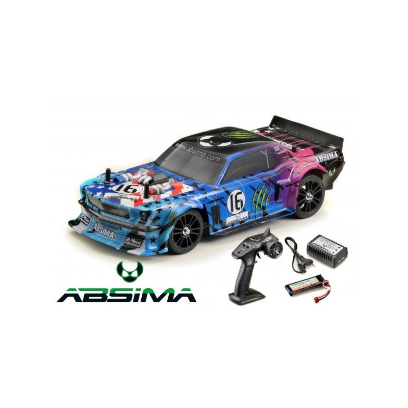 COCHE RC 1:16 4WD BL Touring Car RTR-V2 ABSIMA 16011
