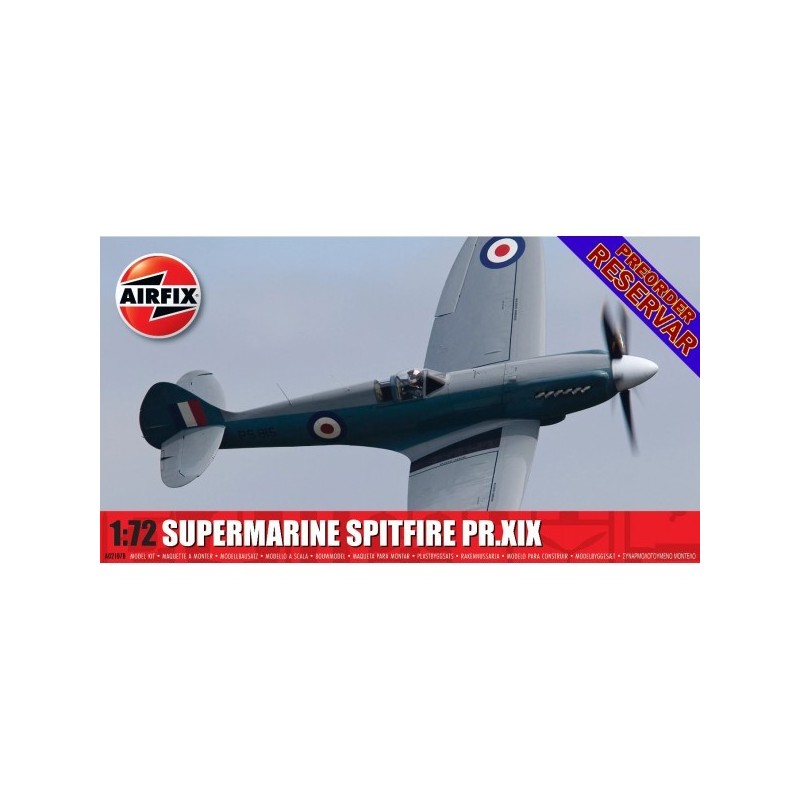 SUPERMARINE SPITFIRE PR.Mk.XIX -Escala 1/72- Airfix A02017B