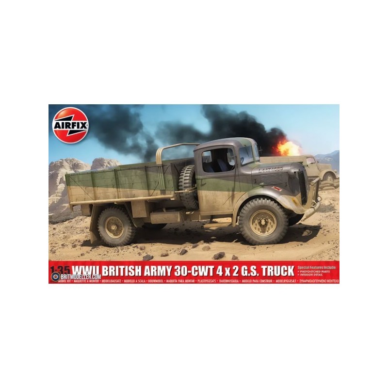 AUSTIN 30-cwt 4x2 GS -Escala 1/35- Airfix A1380 AUSTIN 30-cwt 4x2 GS -Escala 1/35- Airfix A1380