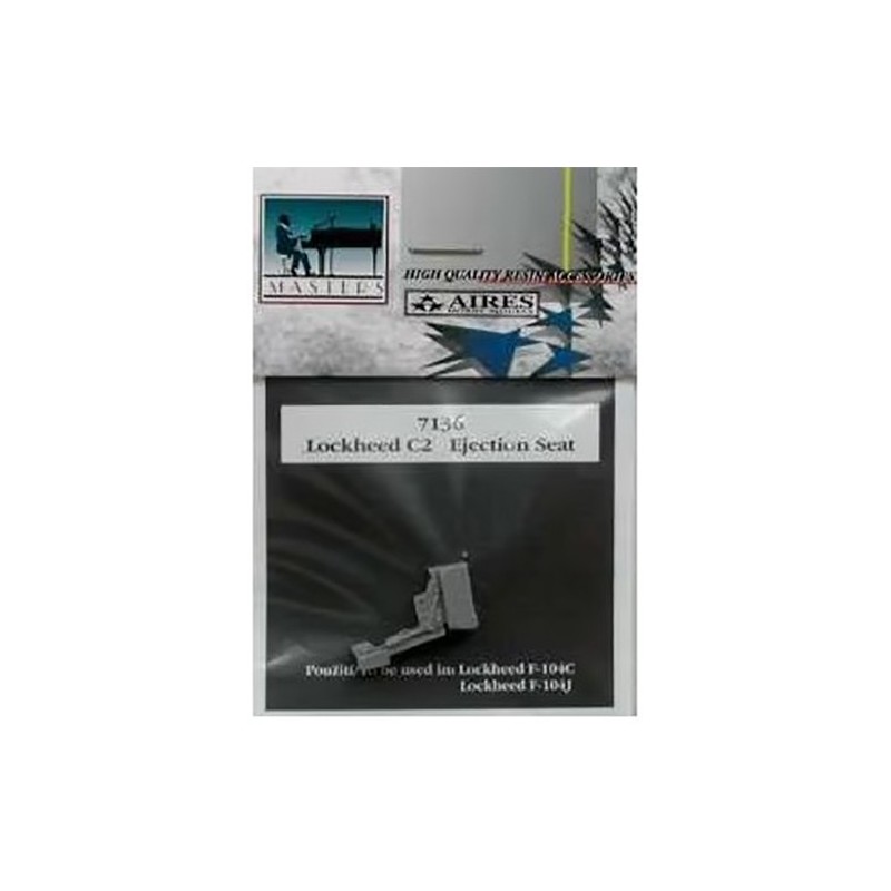 ASIENTO EYECTABLE LOCKHEED C2 -Escala 1/72- AIRES Hobby Models 7136 ASIENTO EYECTABLE LOCKHEED C2 -Escala 1/72- AIRES Hobby Models 7136