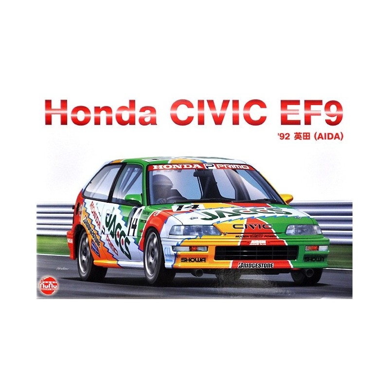 HONDA CIVIC EF9 1992 (AIDA) -Escala 1/24- NUNU HOBBY MODEL KIT PN24021 HONDA CIVIC EF9 1992 (AIDA) -Escala 1/24- NUNU HOBBY MODEL KIT PN24021