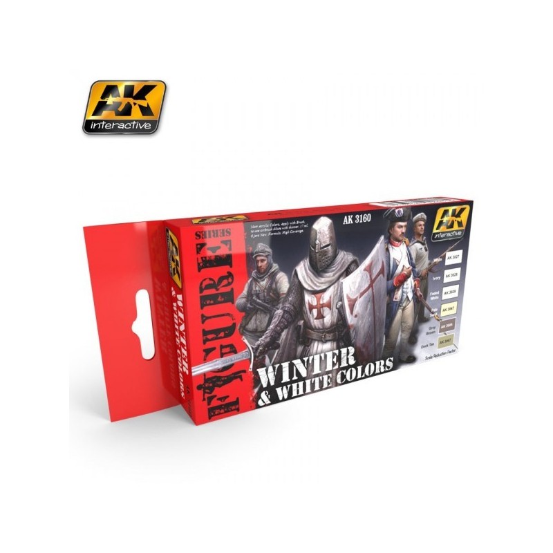 FIGURE series: WINTER y WHITE COLORS - AK 3160 FIGURE series: WINTER y WHITE COLORS - AK 3160