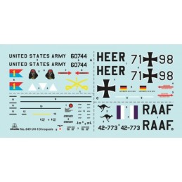 BELL UH-1 D IROQUOIS -Escala 1/48- Italeri 849