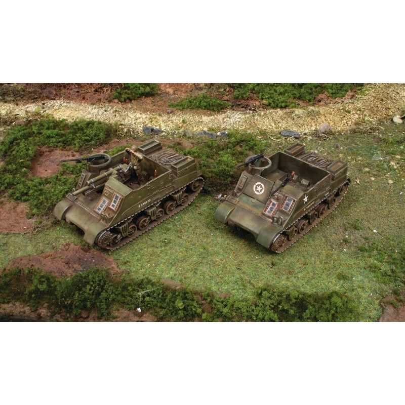 OBUS M-7 PRIEST/ Transporte Tropas M-7 KANGAROO (2 unidades) ESCALA 1/72 - MONTAJE RAPIDO - Italeri 7513 OBUS M-7 PRIEST/ Transporte Tropas M-7 KANGAROO (2 unidades) ESCALA 1/72 - MONTAJE RAPIDO - Italeri 7513