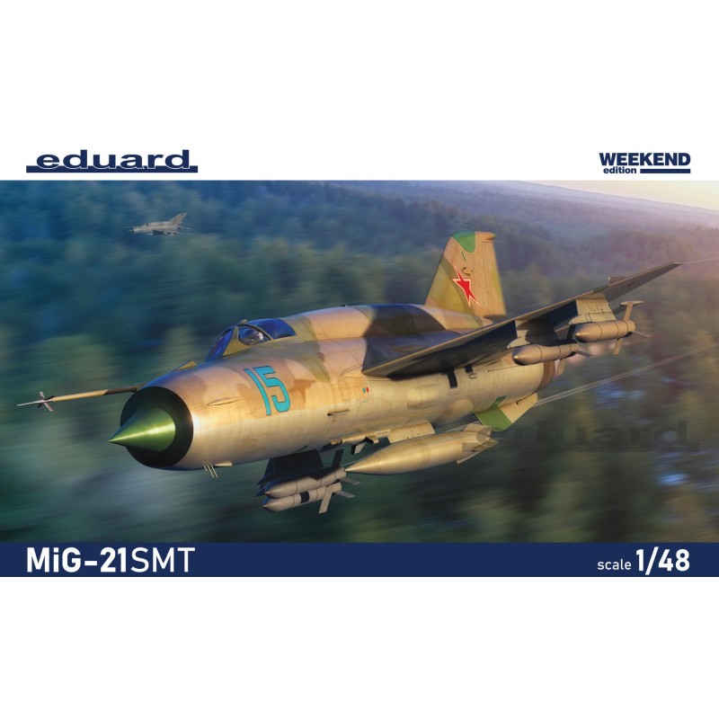 MIKOYAN GUREVICH MIG-21 SMT FISHBED -Escala 1/48- Eduard 84180 MIKOYAN GUREVICH MIG-21 SMT FISHBED -Escala 1/48- Eduard 84180