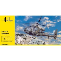 WESTLAND AEROSPATIALE SA 342 L GAZELLE -Escala 1/48- Heller 80486