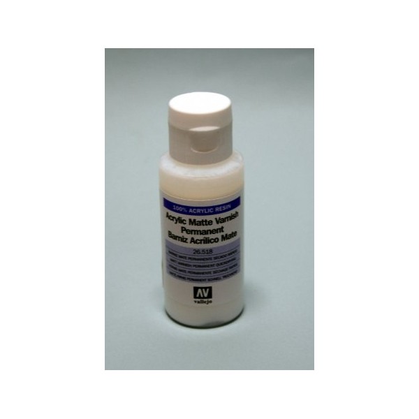 BARNIZ ACRILICO PERMANENTE MATE (60 ml) - Acrylicos Vallejo 26518