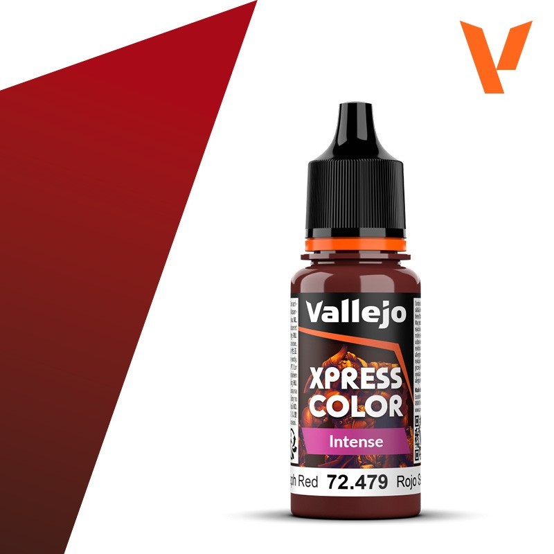 PINTURA Xpress Color Intense ROJO SERAFIN 18 ml - Acrylicos Vallejo 72479 PINTURA Xpress Color Intense ROJO SERAFIN 18 ml - Acrylicos Vallejo 72479