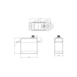 SERVO DIGITAL WATERPROOF 20kg/0.16seg SRT DL5020