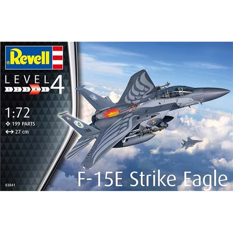 McDONNELL DOUGLAS F-15 E STRIKE EAGLE -Escala 1/72- Revell 03841 McDONNELL DOUGLAS F-15 E STRIKE EAGLE -Escala 1/72- Revell 03841