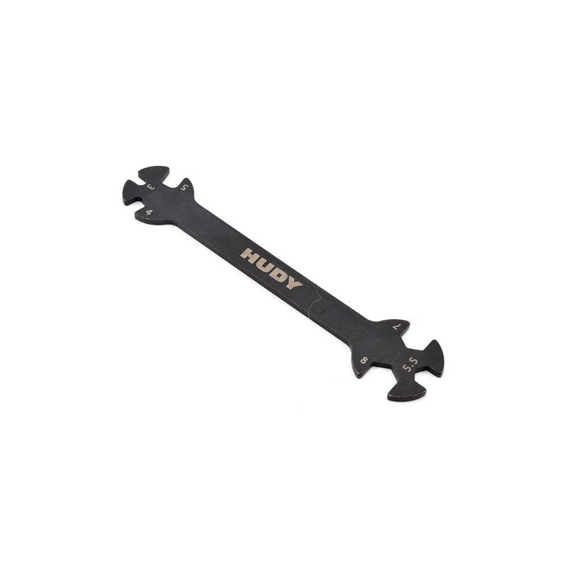 LLAVE PARA TENSORES Y TUERCAS RC 6 en 1, 3/4/5/5.5/7/8mm LLAVE PARA TENSORES Y TUERCAS RC 6 en 1, 3/4/5/5.5/7/8mm