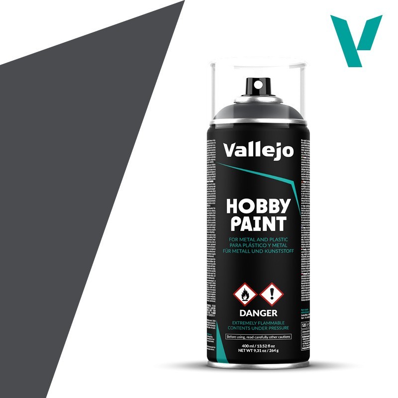SPRAY HOBBY PAINT DUNKELGRAU 400ml ACRILICOS VALLEJO 28002 SPRAY HOBBY PAINT DUNKELGRAU 400ml ACRILICOS VALLEJO 28002