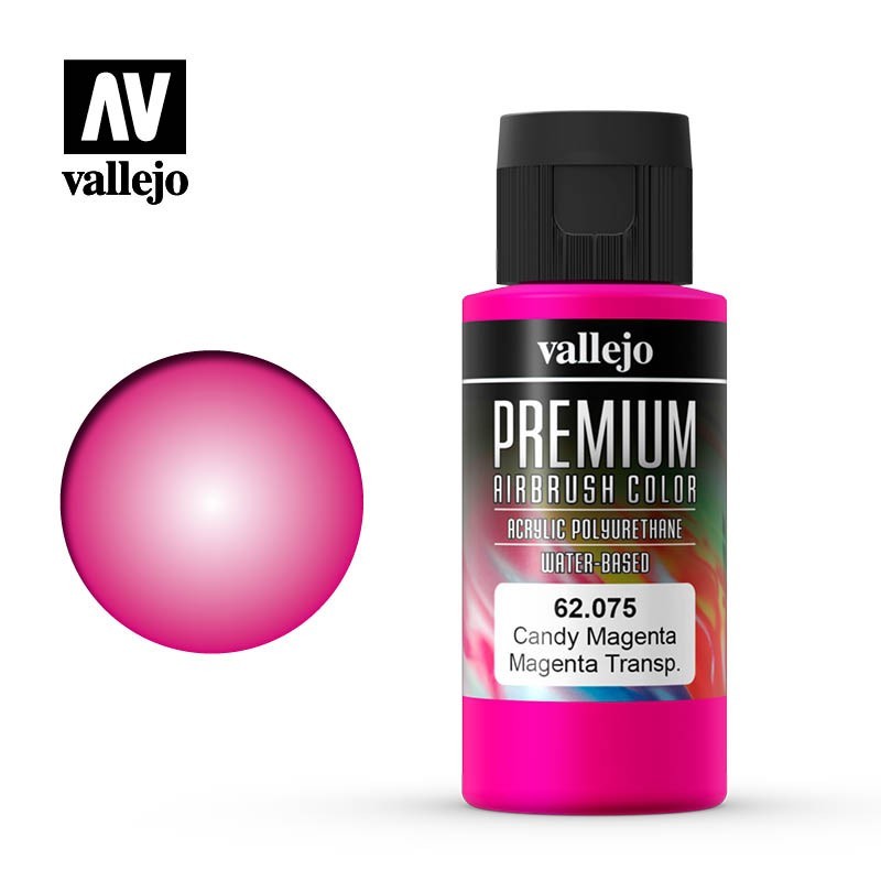 PINTURA LEXAN PREMIUN RC: MAGENTA CANDY 60 ml - Acrylicos Vallejo 62075 PINTURA LEXAN PREMIUN RC: MAGENTA CANDY 60 ml - Acrylicos Vallejo 62075