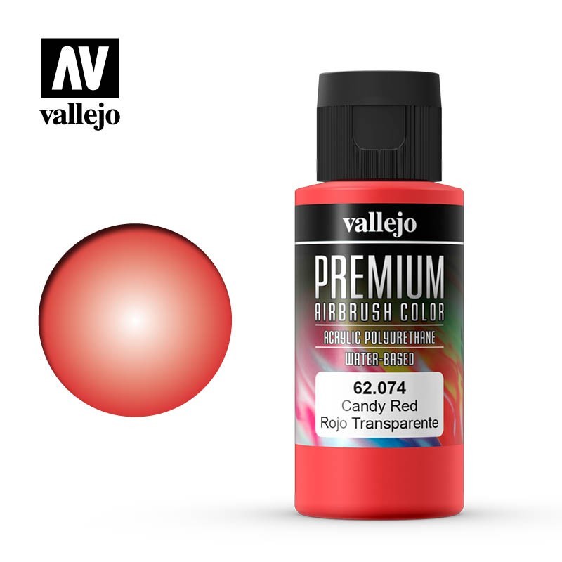 PINTURA LEXAN PREMIUN RC: ROJO CANDY 60 ml - Acrylicos Vallejo 62074 PINTURA LEXAN PREMIUN RC: ROJO CANDY 60 ml - Acrylicos Vallejo 62074