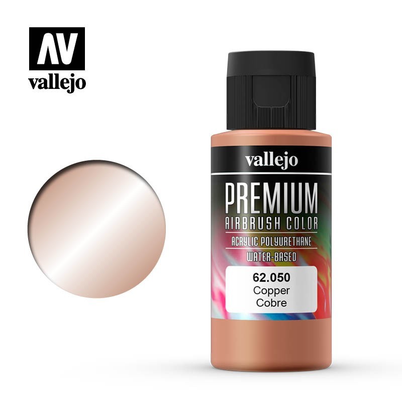 PINTURA LEXAN PREMIUN RC: COBRE METALIZADO 60 ml - Acrylicos Vallejo 62050 PINTURA LEXAN PREMIUN RC: COBRE METALIZADO 60 ml - Acrylicos Vallejo 62050